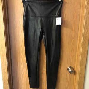 Spanx Faux Leather Leggings